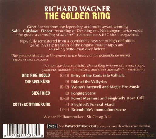 Georg Solti: The Golden Ring: Great Scenes From Wagner's Der Ring Des Nibelungen [CD]