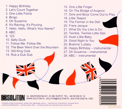 Happy Birthday: 25 Popualr English Songs For Kids [CD]