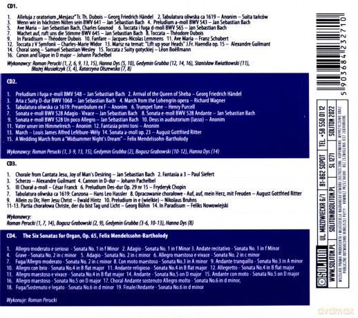 Najpiękniejsze Dzieła Organowe [4CD]