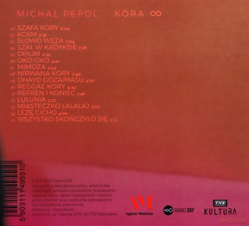 Michał Pepol: Kora - nieskończoność [CD]