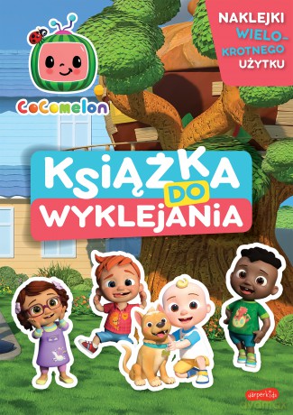 Cocomelon. Książka do wyklejania [KSIĄŻKA]