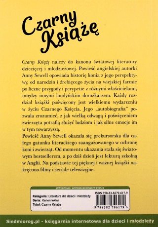 Czarny Książę - Anna Sewell [KSIĄŻKA]