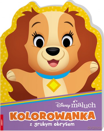 Disney maluch Kolorowanka z grubym obrysem GR-9201 [KSIĄŻKA]