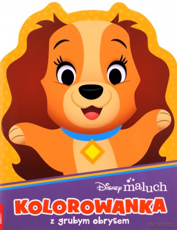 Disney maluch Kolorowanka z grubym obrysem GR-9201 [KSIĄŻKA]