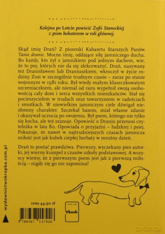 Drań, czyli moje życie z jamnikiem - Zofia Stanecka [KSIĄŻKA]