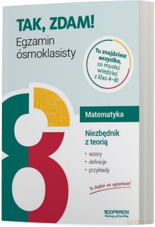 Egzamin ósmoklasisty 2023 Matematyka Niezbędnik z teorią - Kinga Gałązka [KSIĄŻKA]