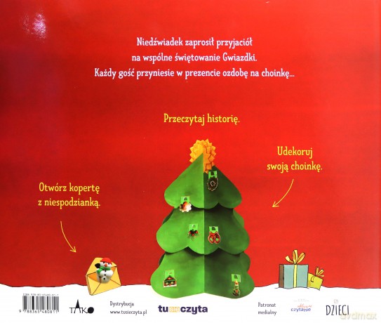 Gwiazdka u Niedźwiadka. Książkowy kalendarz adwentowy - Béatrice Garel [KSIĄŻKA]