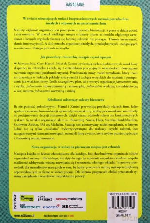 Humanokracja. Jak uwolnić potencjał pracowników i budować innowacyjne i zwinne firmy - Gary Hamel, Michele Zanini [KSIĄŻKA]