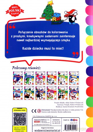 Idą święta. Kolorowanka aktywizująca - Hubert Włodarczyk [KSIĄŻKA]