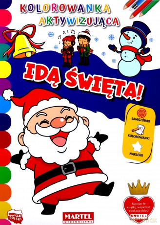 Idą święta. Kolorowanka aktywizująca - Hubert Włodarczyk [KSIĄŻKA]