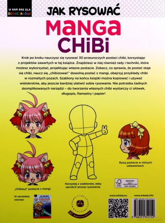 Jak rysować Manga Chibi. Krok po kroku nauczysz się rysować podstawowe postacie chibi z mangi - Samantha Whitten, Jeannie Lee [KSIĄŻKA]