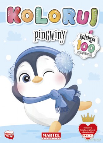 Koloruj pingwiny [KSIĄŻKA]
