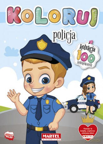 Koloruj policja [KSIĄŻKA]