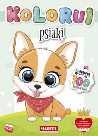 Koloruj psiaki [KSIĄŻKA]