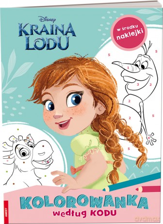 Kraina lodu Kolorowanka według kodu KKO-9102 [KSIĄŻKA]