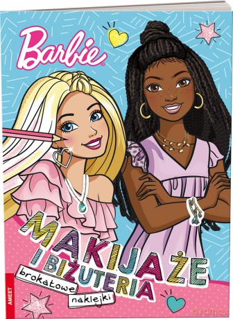 Mattel Barbie Makijaże i biżuteria DRE-1102 [KSIĄŻKA]
