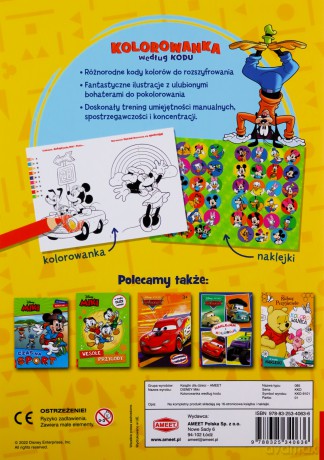 Miki Kolorowanka według kodu KKO-9101 [KSIĄŻKA]