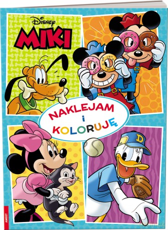Miki Naklejam i koloruję NAK-9111 [KSIĄŻKA]
