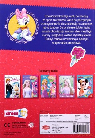 Minnie Ubieranki naklejanki SDU-9109 [KSIĄŻKA]