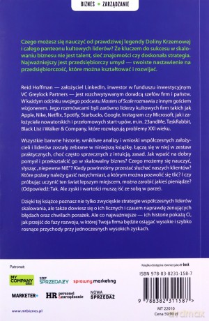 Mistrzowie skalowania biznesu. Zaskakujące fakty o firmach osiągających największe sukcesy - Reid Hoffman, June Cohen, Deron Triff [KSIĄŻKA]