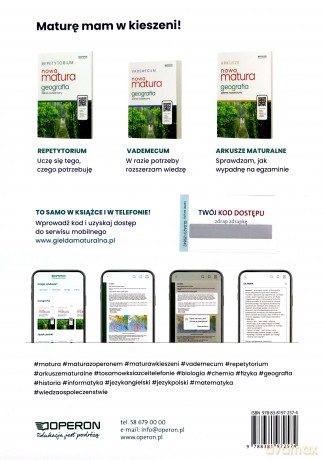Nowa matura 2023 Geografia arkusze maturalne zakres rozszerzony - Piotr Ciesielski [KSIĄŻKA]