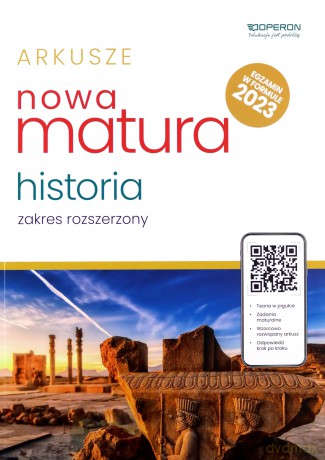 Nowa matura 2023 Historia arkusze maturalne zakres rozszerzony - Łukasz Skupny [KSIĄŻKA]