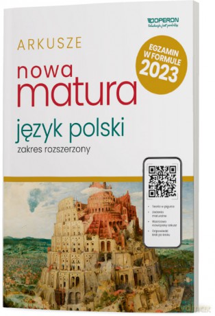 Nowa matura 2023 Język polski arkusze maturalne zakres rozszerzony - Aleksandra Marzec [KSIĄŻKA]