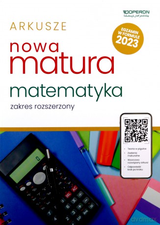 Nowa matura 2023 Matematyka arkusze maturalne zakres rozszerzony - Adam Konstantynowicz, Anna Konstantynowicz, Małgorzata Pająk [KSIĄŻKA]