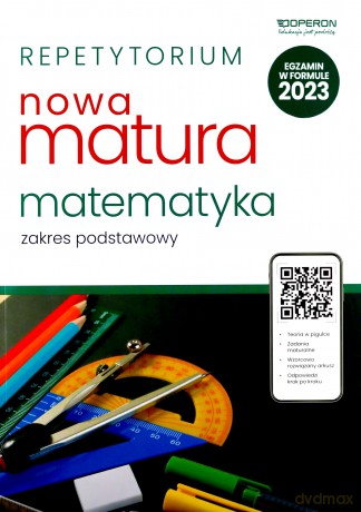Nowa matura 2023 Matematyka repetytorium zakres podstawowy - Adam Konstantynowicz, Anna Konstantynowicz, Małgorzata Pająk [KSIĄŻKA]