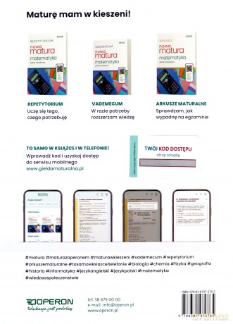 Nowa matura 2023 Matematyka repetytorium zakres rozszerzony - Adam Konstantynowicz, Anna Konstantynowicz, Małgorzata Pająk [KSIĄŻKA]