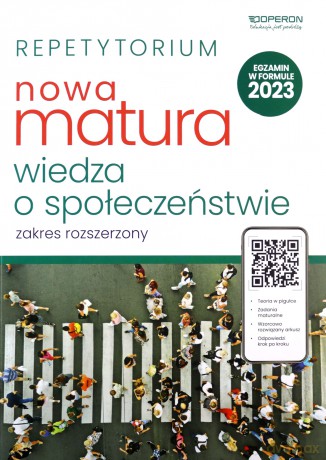 Nowa matura 2023 Wiedza o społeczeństwie repetytorium zakres rozszerzony - Artur Derdziak [KSIĄŻKA]