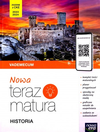 Nowa Teraz matura 2023 Historia Vademecum z cyfrowym wspomaganiem nauki poziom rozszerzony [KSIĄŻKA]