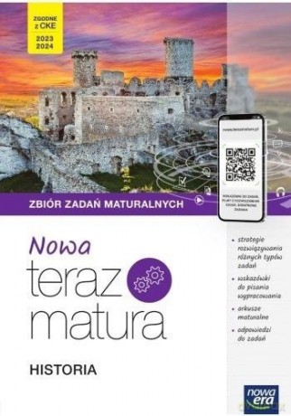 Nowa Teraz matura 2023 Historia zbiór zadań maturalnych z cyfrowym wspomaganiem nauki poziom rozszerzony - Włodzimierz K. Kowalczyk, Robert Śniegocki [KSIĄŻKA]
