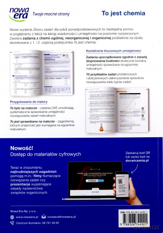 Nowe chemia to jest chemia zbiór zadań dla klas 1-4 liceum i technikum zakres rozszerzony [KSIĄŻKA]