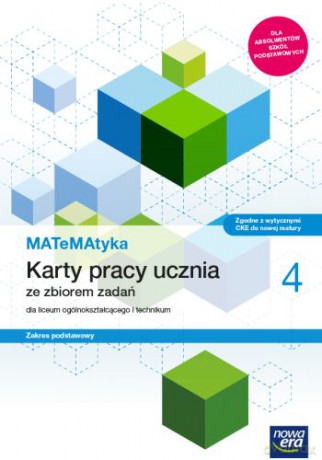 Nowe matematyka karty pracy klasa 4 liceum i technikum zakres podstawowy - Karolina Wej, Dorota Ponczek [KSIĄŻKA]