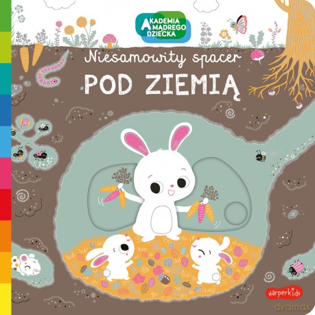 Pod ziemią. Akademia mądrego dziecka. Niesamowity spacer - Nathalie Choux [KSIĄŻKA]