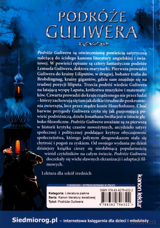 Podróże Guliwera - Jonathan Swift [KSIĄŻKA]