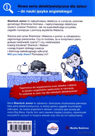 Sherlock Junior i niedźwiedź z Londynu - Thilo Thilo [KSIĄŻKA]