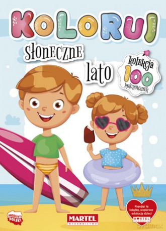 Słoneczne lato. Koloruj [KSIĄŻKA]