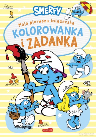 Smerfy. Moja pierwsza książeczka. Kolorowanka i zadanka [KSIĄŻKA]
