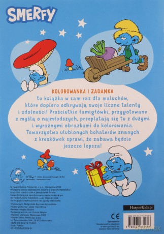 Smerfy. Moja pierwsza książeczka. Kolorowanka i zadanka [KSIĄŻKA]