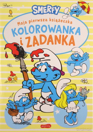 Smerfy. Moja pierwsza książeczka. Kolorowanka i zadanka [KSIĄŻKA]