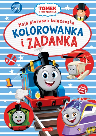 Tomek i przyjaciele. Moja pierwsza książeczka. Kolorowanka i zadanka [KSIĄŻKA]