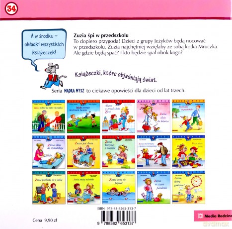 Zuzia śpi w przedszkolu. Mądra Mysz - Liane Schneider [KSIĄŻKA]