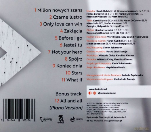 Julian Lesiński: Milion nowych szans [CD]