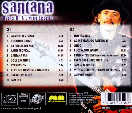 Santana: Roots of the living legend [2CD]