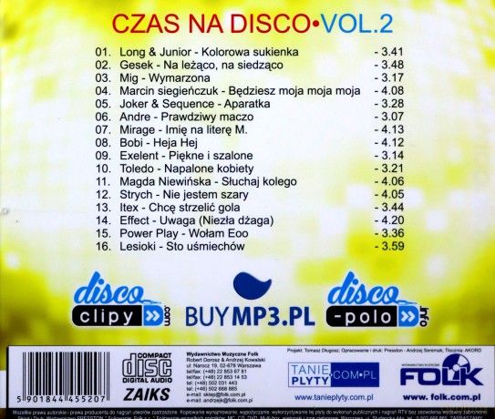 Czas Na Disco vol. 2 [CD]