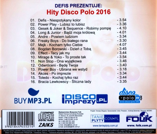 Defis Prezentuje - Hity Disco Polo [CD]