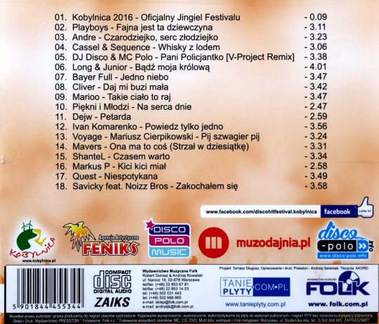 Disco Hit Festival - Kobylnica 2016 [CD]