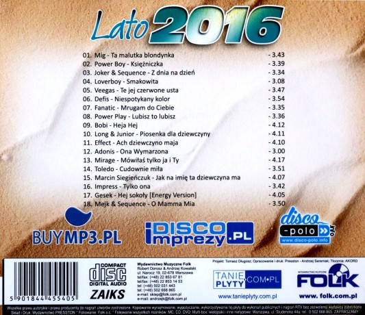 Lato 2016 [CD]